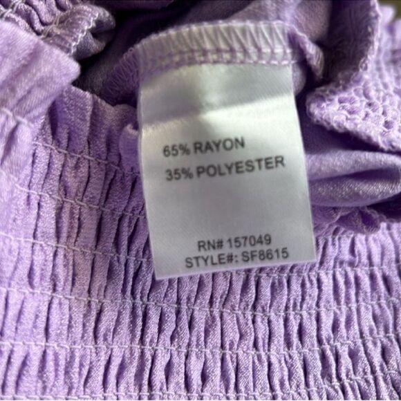 Six/Fifty Lavender Top(Size Medium) - Picture 5 of 6
